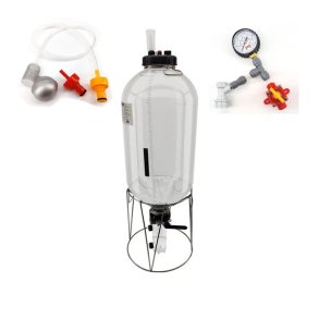 Fermzilla gen. 3.2 Tri-konisk 55L w. plast. trycksats och tryckmtare