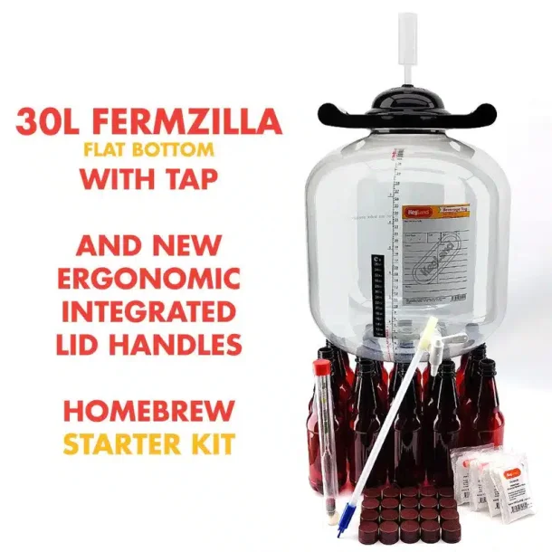 Fermzilla Flat bottom 30l PET flaske startpakke