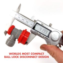 Duotight 9,5mm ball lock Co2