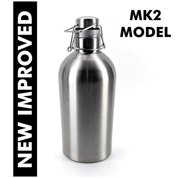 Rustfri stl Growler 2l