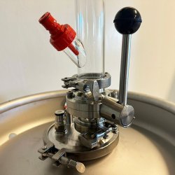 Kegmenter tryk kit med Hop bong