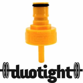 Kegland Karbonerings / rengrings ventil Gul