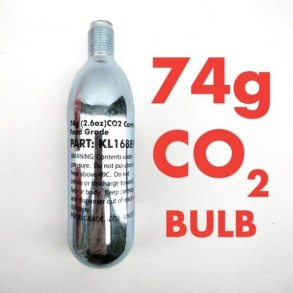 Co2 74g patron med gevind