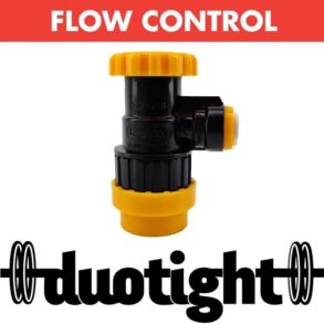 Duotight Ball lock l ud med flow control 8 mm
