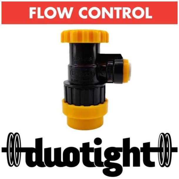 Duotight Ball lock l ud med flow control 8 mm