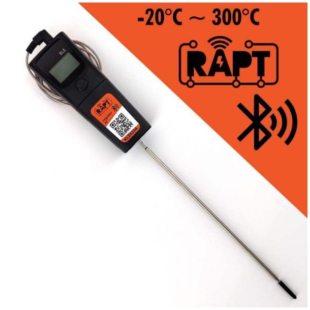 RAPT Bluetooth termometer 20 - 300C - 20 cm HTC probe