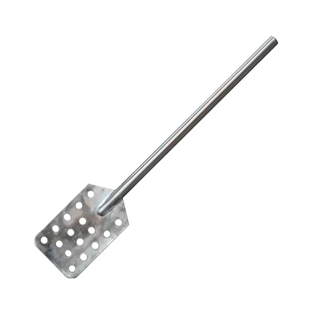 Kraftig m�skepadel i rustfrit st�l (76 cm)