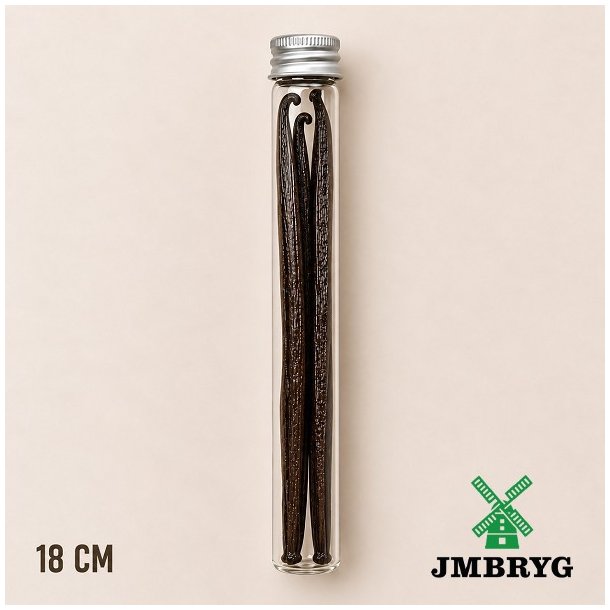 �kologiske Madagaskar Vaniljest�nger 18 cm 3 stk